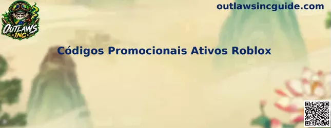 Códigos Promocionais Ativos Roblox