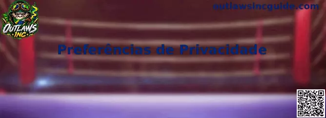 Painel de Preferências de Privacidade Outlaws Inc